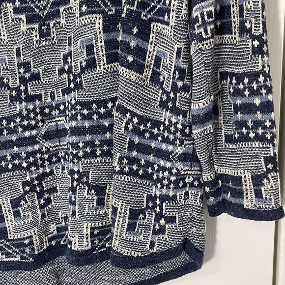Vintage Chaps Cotton Cowl Neck Sweater - Aztec/Southwestern Print size 1X - Picture 10 of 10